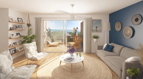 Programme immobilier neuf L'Odyssée - Saint-Marc-sur-Mer : logements neufs sécurisés et verdoyants proche des plages (44600) - Référence : 8067