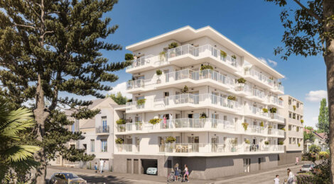 Programme immobilier neuf Coté Parc - Saint-Nazaire : logements neufs sécurisés et verdoyants proche des commodités (44600) - Référence : 15502