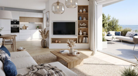 Programme immobilier neuf Harmony of the Sky - Saint-Nazaire : Résidence studio–T5 avec cadre panoramique et confort optimisé proche des commodités (44600) - Référence : 14482