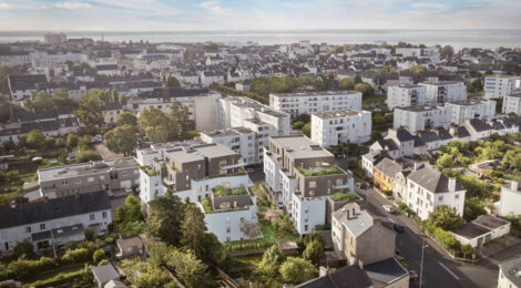 Programme immobilier neuf Etik - Saint-Nazaire : Résidence studio–T5 avec cadre urbain et confort optimisé proche des commodités (44600) - Référence : 14480