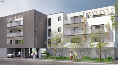 Programme immobilier neuf SCCV LE CLOS DE LA SEIGNEURIE - SAINT NAZAIRE - Saint-Nazaire : Résidence T2–T3 avec cadre naturel et confort optimisé proche des commodités (44600) - Référence : 14628