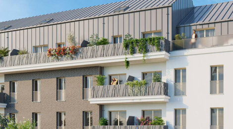 Programme immobilier neuf GARANCE - Saint-Nazaire : Résidence T2–T4 avec cadre urbain et confort optimisé proche des commodités (44600) - Référence : 6639