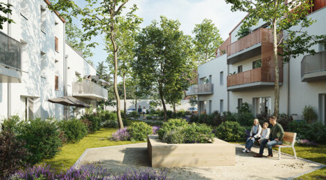 Programme immobilier neuf Le Jardin d'Aimée - Saint-Sébastien-sur-Loire résidence neuve Martellière (44230) - Référence : 17957