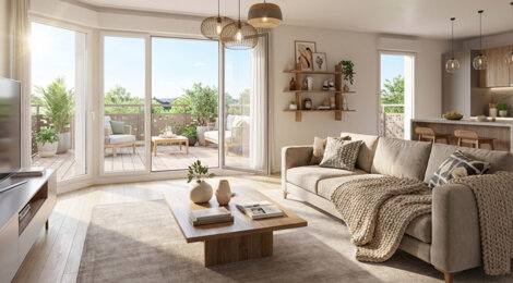 Programme immobilier neuf Topaz - Sainte-Gemmes-sur-Loire appartements avec extérieur proche Angers (49130) - Référence : 14155