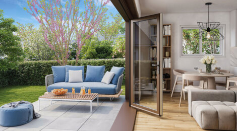 Programme immobilier neuf Le Domaine des iris - Duplex & Maisons - Sautron à proximité de Nantes (44880) - Référence : 15543
