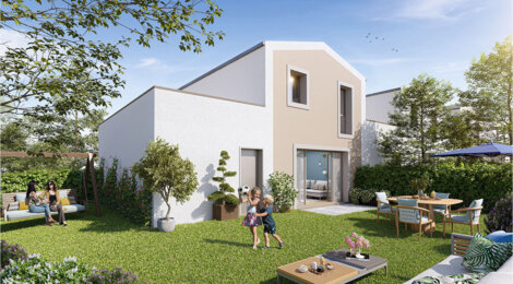 Programme immobilier neuf Le Domaine des iris - Duplex & Maisons - Sautron à proximité de Nantes (44880) - Référence : 15543