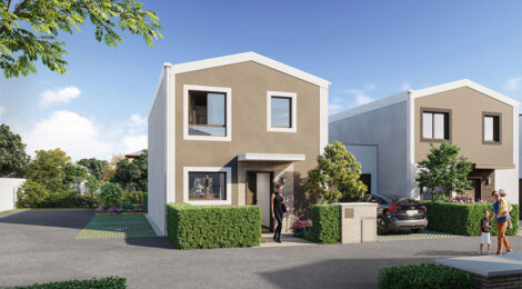 Programme immobilier neuf Le Domaine des iris - Duplex & Maisons - Sautron à proximité de Nantes (44880) - Référence : 15543