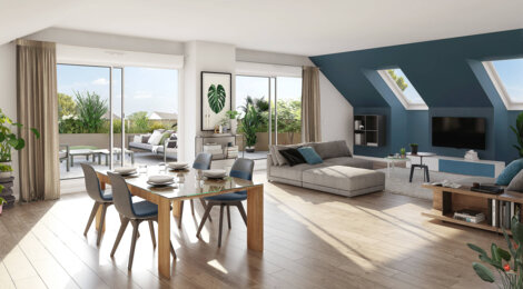 Programme immobilier neuf Eloge - Sautron appartements neufs à deux pas des services (44880) - Référence : 17250
