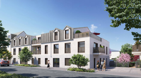 Programme immobilier neuf Le Domaine des iris - Sautron en plein coeur du  parc de la Linière en centre (44880) - Référence : 11501