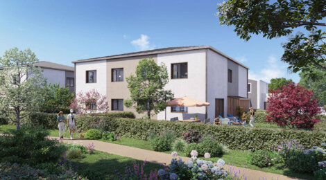Programme immobilier neuf Le Domaine des iris - Sautron en plein coeur du  parc de la Linière en centre (44880) - Référence : 11501
