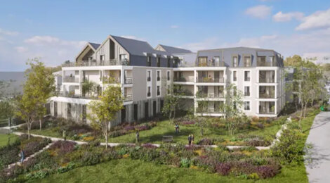 Programme immobilier neuf Le Clos Anjou Bleu - Segré-en-Anjou appartements du 2 au 6 pièces dans un cadre paisible (49500) - Référence : 18511