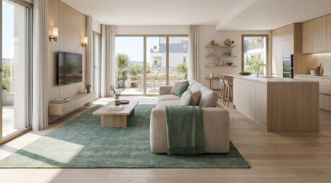 Programme immobilier neuf Le Clos Anjou Bleu - Segré-en-Anjou appartements du 2 au 6 pièces dans un cadre paisible (49500) - Référence : 18511