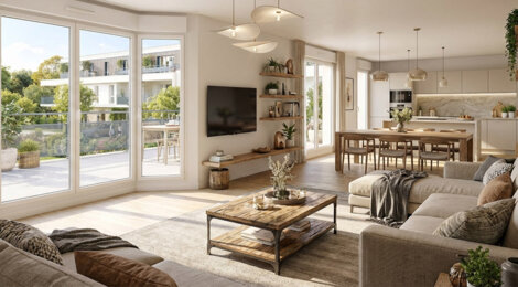 Programme immobilier neuf Le Domaine des Châtaigniers - Sucé-sur-Erdre proche bourg et Erdre (44240) - Référence : 14035
