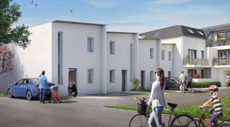 Programme immobilier neuf SCALA - Thouaré-sur-Loire : Résidence T2–T4 avec confort thermique et cadre pavillonnaire proche des commodités (44470) - Référence : 1449