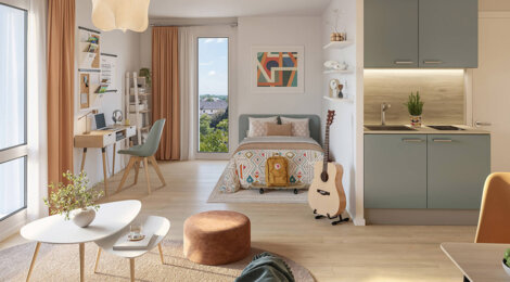 Programme immobilier neuf My Campus Anjou Renouveau - Trélazé placement locatif étudiant aux portes d Angers (49800) - Référence : 17379
