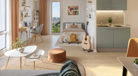 Programme immobilier neuf My Campus Anjou - Trélazé résidence étudiante proche des grandes écoles (49800) - Référence : 15636