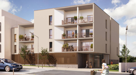 Programme immobilier neuf CANOPÉE II - Vertou, proche du parc de la Douve (44120) - Référence : 11574