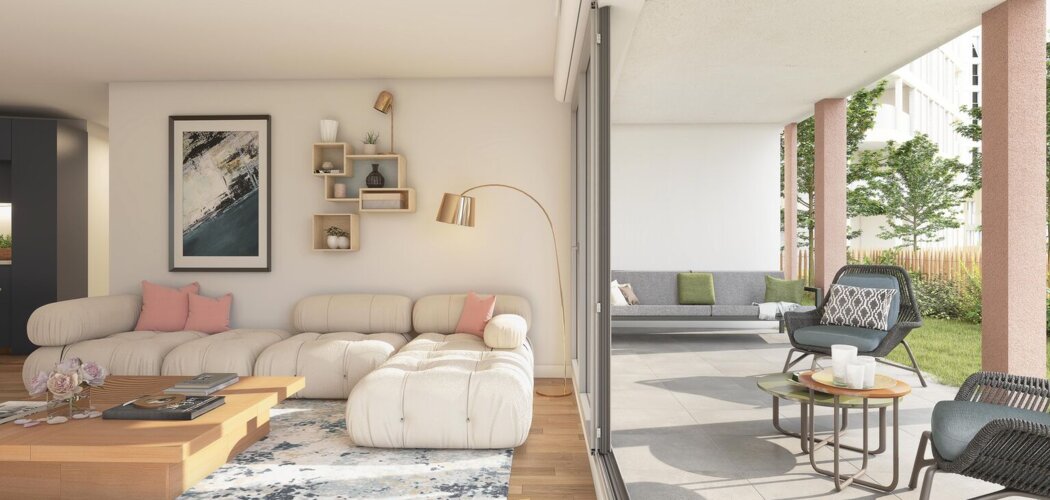 Programme immobilier neuf Les Jardins d'Amytis - Angers entre espaces paysagers et quartier Banchais (49000) - Référence : 18255