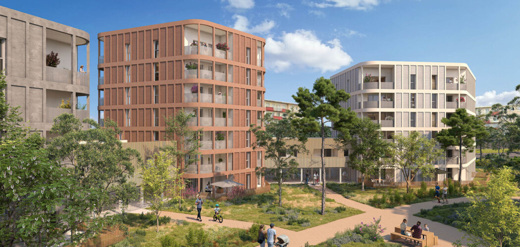 Programme immobilier neuf Les Jardins d'Amytis - Angers entre espaces paysagers et quartier Banchais (49000) - Référence : 18255