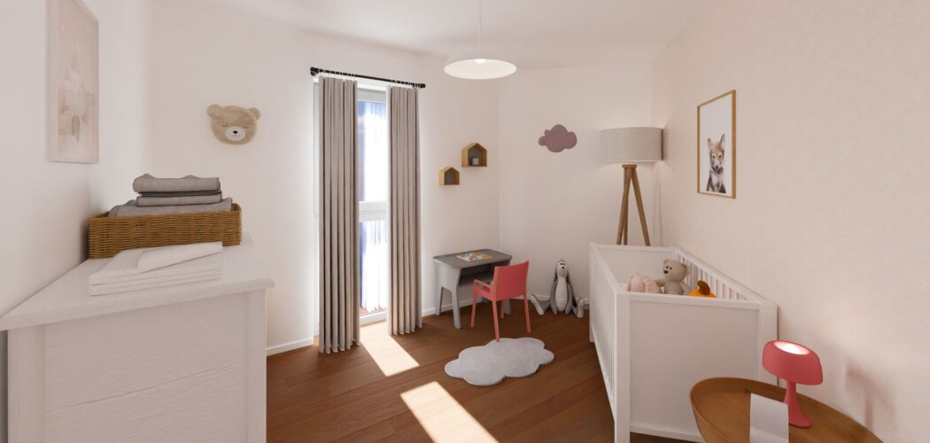 Programme immobilier neuf Les Jardins d'Amytis - Angers entre espaces paysagers et quartier Banchais (49000) - Référence : 18255