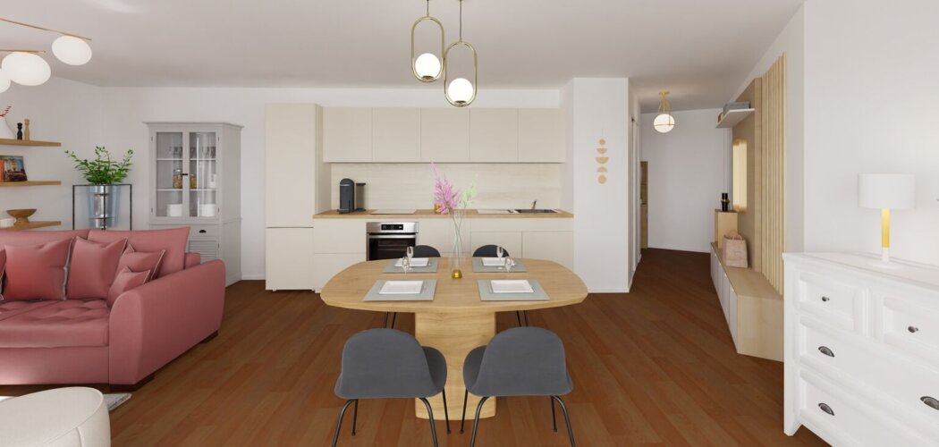 Programme immobilier neuf Les Jardins d'Amytis - Angers entre espaces paysagers et quartier Banchais (49000) - Référence : 18255