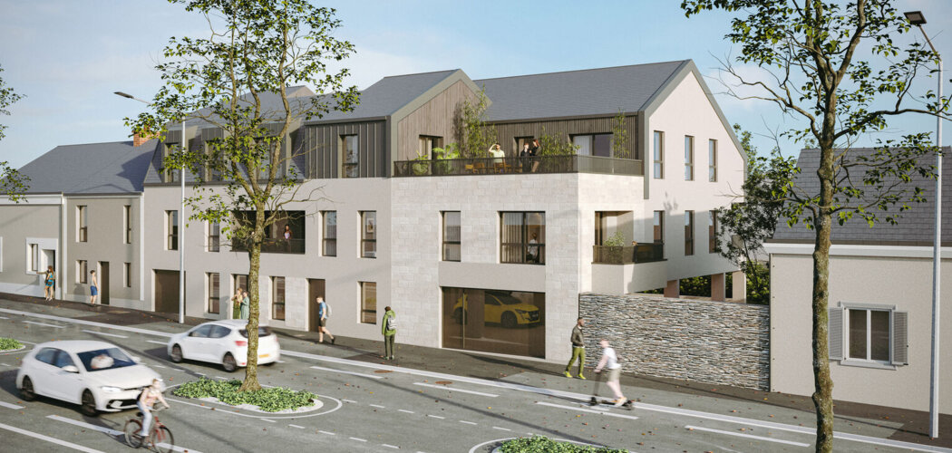 Programme immobilier neuf 30 M - Angers logements neufs proches du quartier de la Doutre et gare (49000) - Référence : 18256