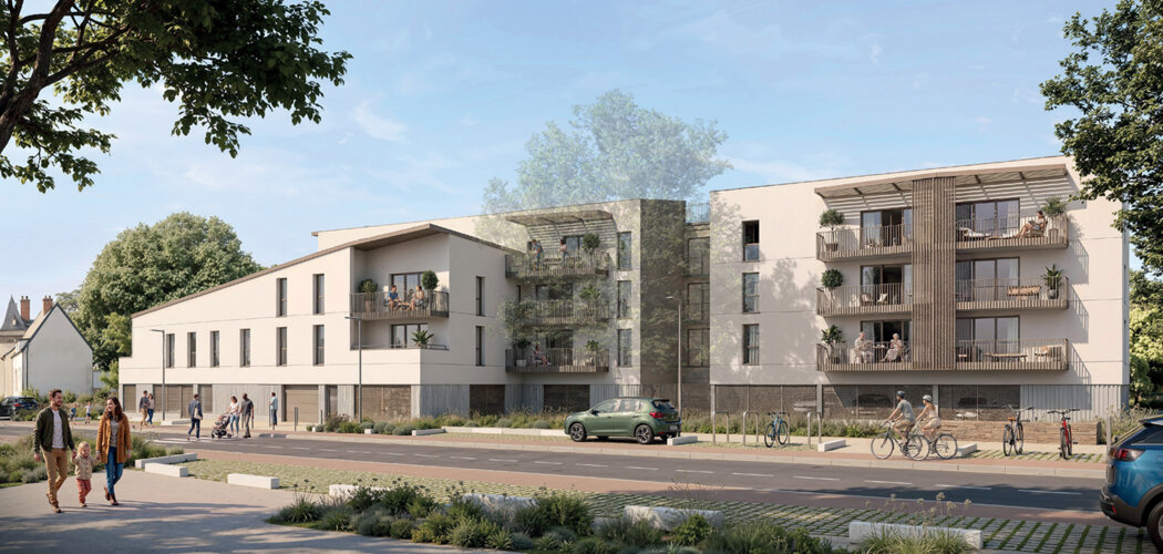 Programme immobilier neuf JARDIN NOZAY - Angers vivre au cœur du quartier Monplaisir (49000) - Référence : 18375