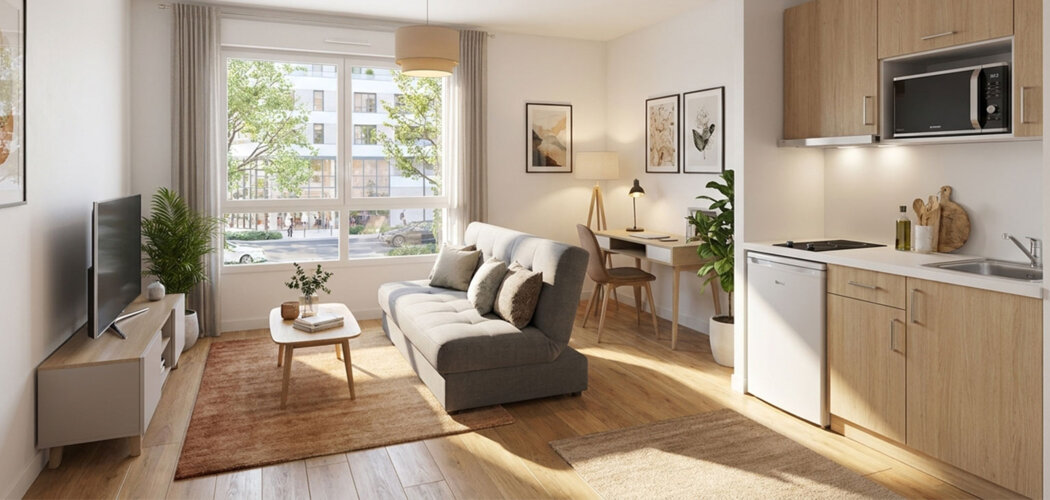 Programme immobilier neuf Matrice - Avrillé investissement locatif clés en main proche Angers (49240) - Référence : 17571