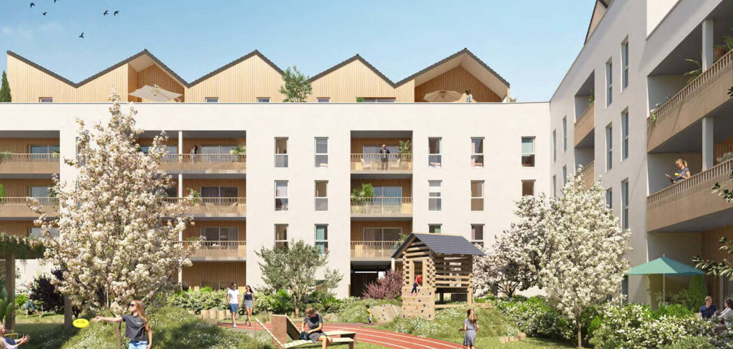 Programme immobilier neuf Chrysalide - Avrillé : logements neufs écoresponsables proche du tram et du lycée (49240) - Référence : 17596