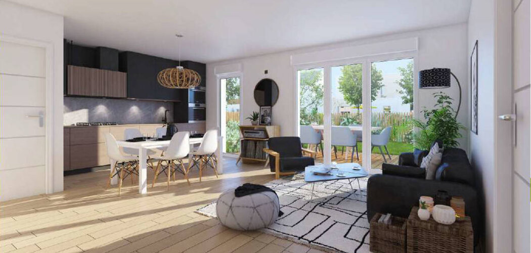 Programme immobilier neuf LE DOMAINE DU MOULIN DE BERE - Châteaubriant près du parc de Choisel en toute sérénité (44110) - Référence : 15574