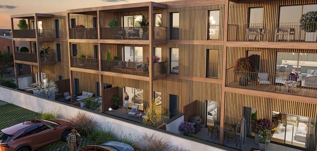 Programme immobilier neuf DOLCE VITA - Clisson : logements neufs sécurisés et verdoyants proche des commodités (44190) - Référence : 15361