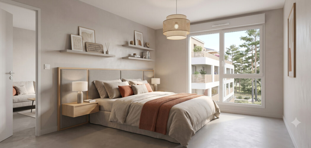 Programme immobilier neuf BOBOURG - La Chapelle-sur-Erdre : logements neufs écoresponsables et lumineux en centre-ville (44240) - Référence : 14889