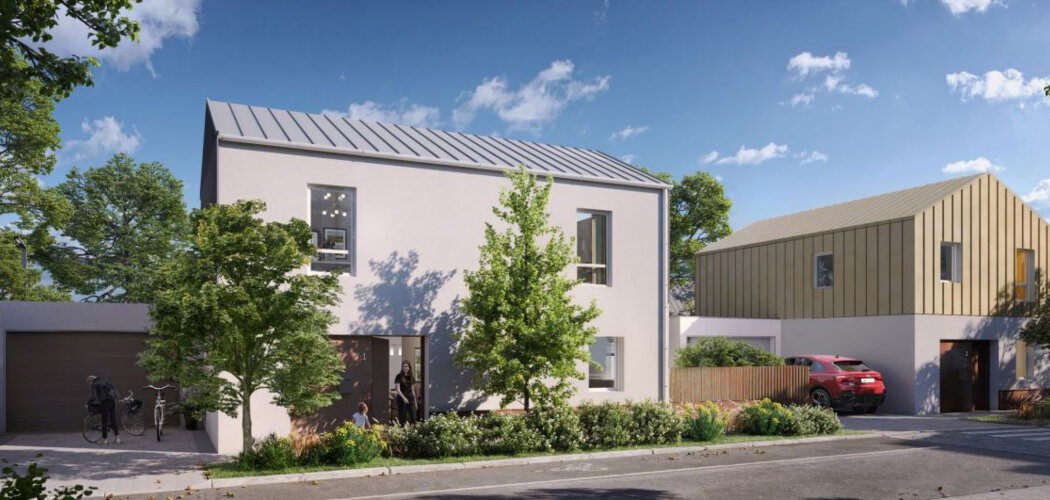 Programme immobilier neuf RESPIRATIONS - Maisons - La Chapelle-sur-Erdre proche de Nantes (44240) - Référence : 15583