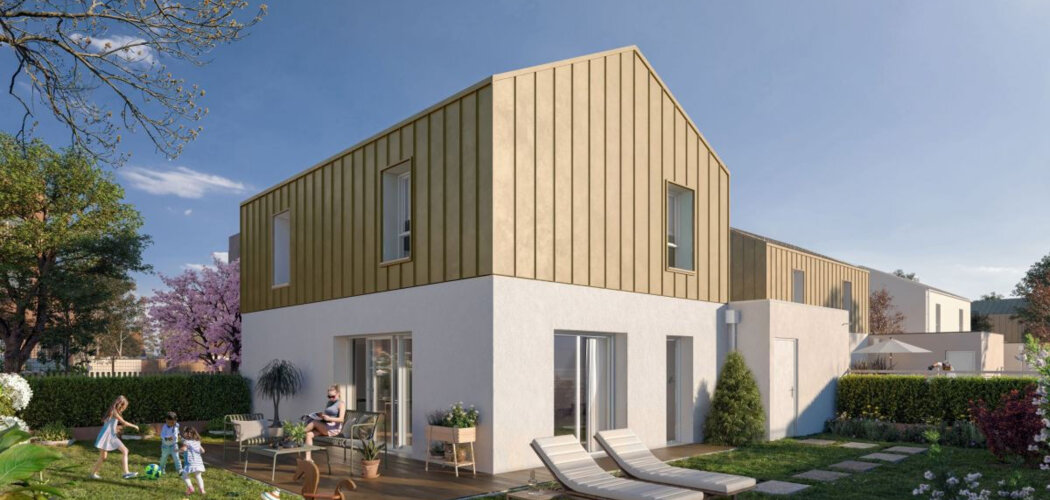 Programme immobilier neuf RESPIRATIONS - Maisons - La Chapelle-sur-Erdre proche de Nantes (44240) - Référence : 15583