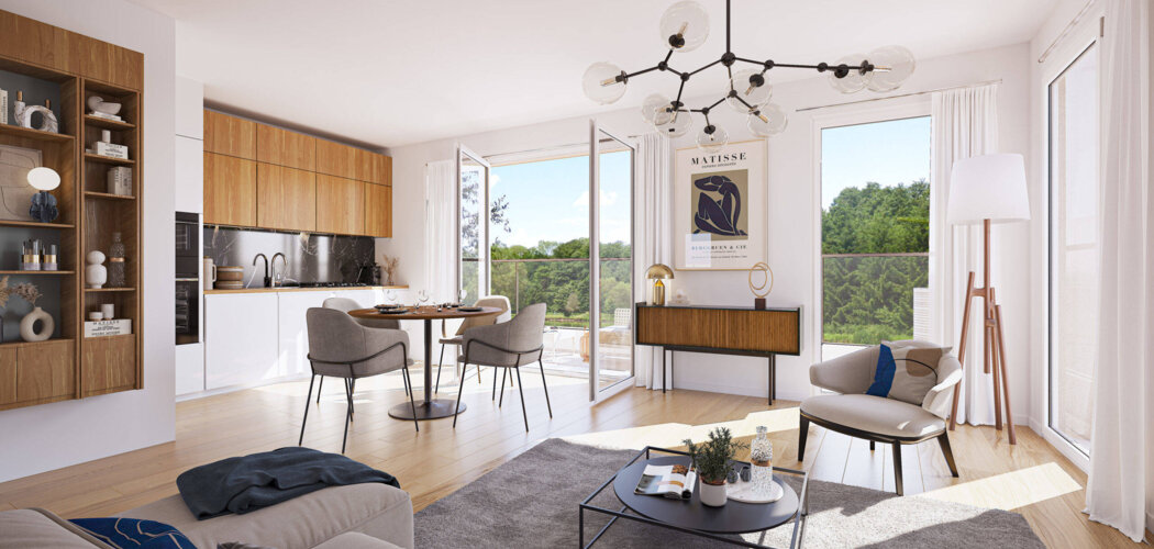 Programme immobilier neuf Domaine de l'Yon - La Roche-sur-Yon entre ville et littoral (85000) - Référence : 16473