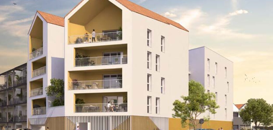 Programme immobilier neuf LA MARJOLAINE - La Rochelle dans le quartier de la Pallice (17000) - Référence : 14558