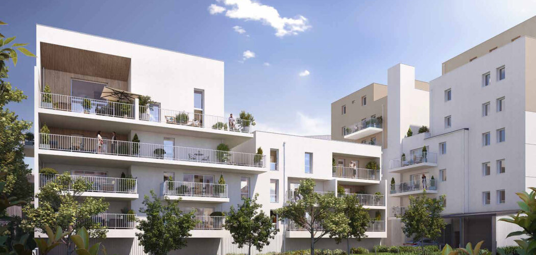 Programme immobilier neuf CELESTE - La Rochelle : logements neufs sécurisés et verdoyants proche des plages (17000) - Référence : 18231