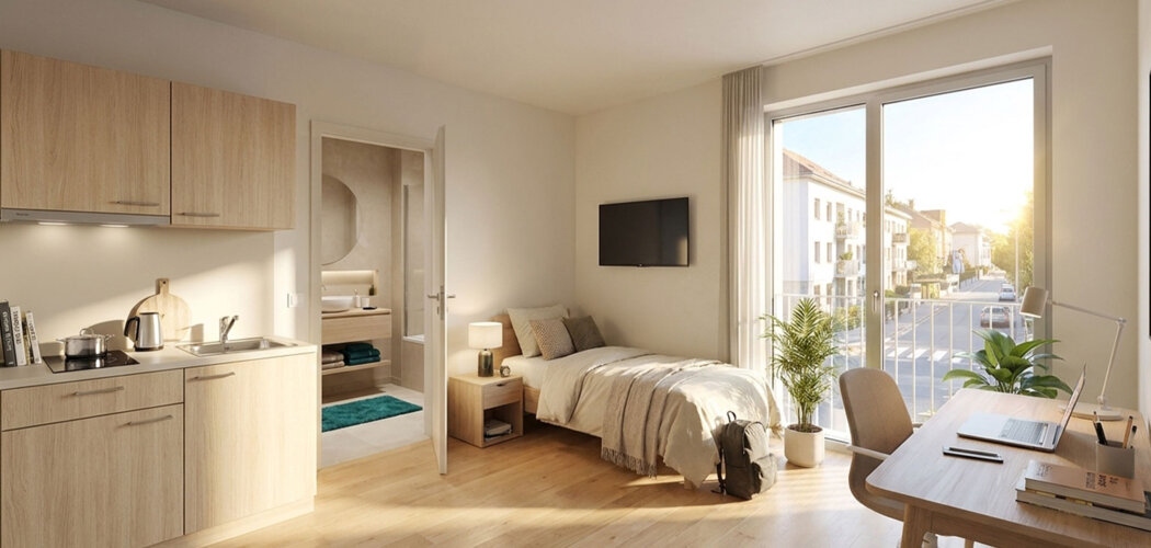 Programme immobilier neuf L'ENVOLEE - La Rochelle résidence étudiante à proximité du centre ville (17000) - Référence : 14560