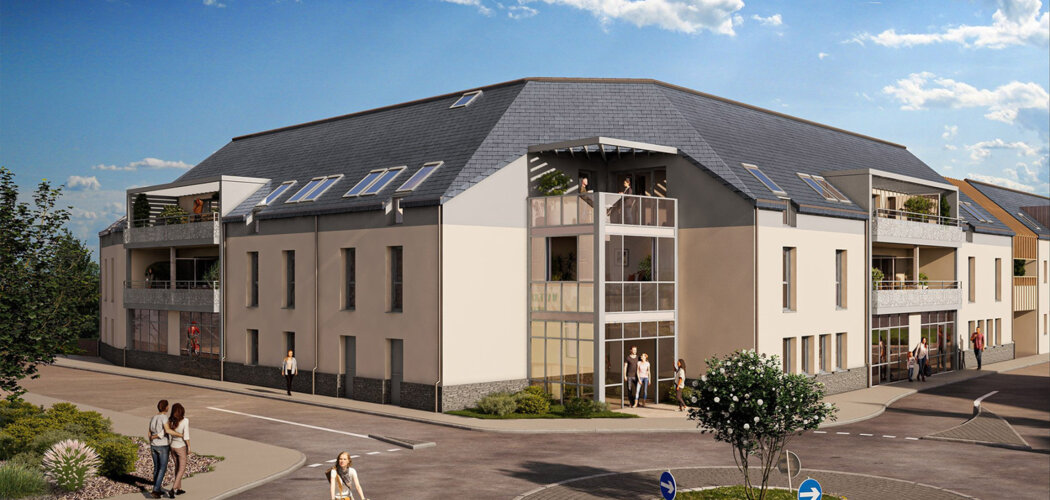 Programme immobilier neuf Maison Flore - Les Garennes-sur-Loire : appartements neufs près des bords de Loire, confort et espaces verts (49610) - Référence : 15691