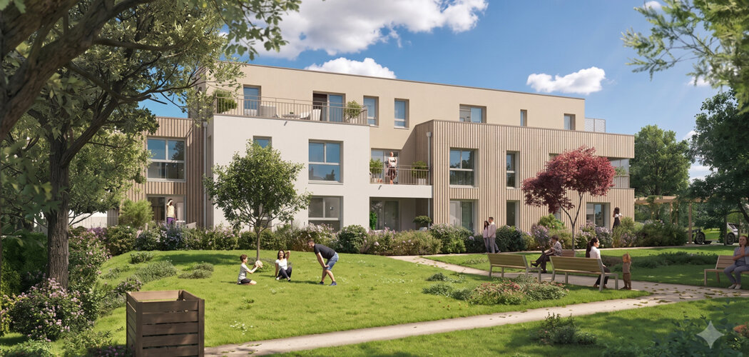 Programme immobilier neuf GFI - FLOW - Les Sorinières Nantes Sud proche périphérique Sud (44840) - Référence : 17934