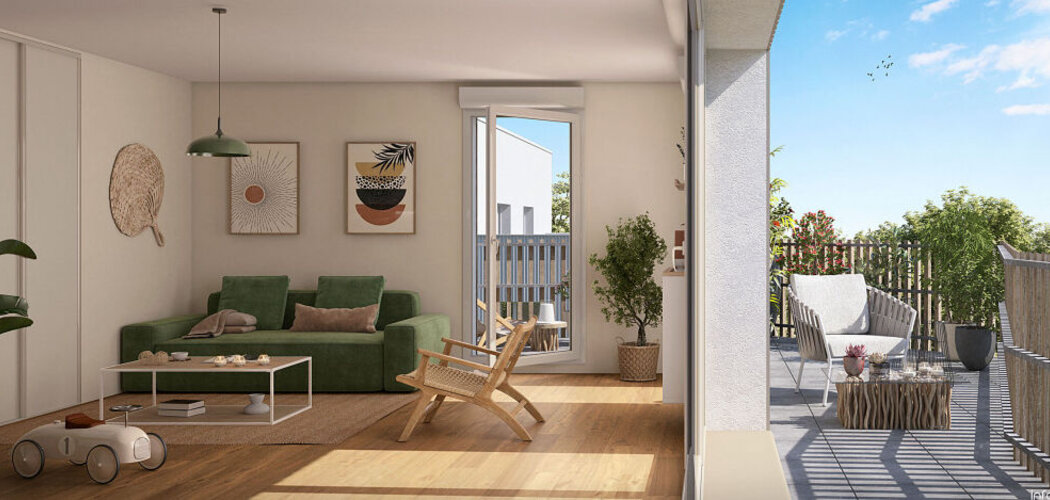 Programme immobilier neuf NATUREO - VERDURA - Nantes Doulon-Gohards dans un cadre verdoyant (44000) - Référence : 18280