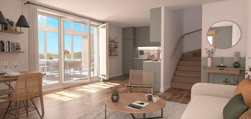 Programme immobilier neuf NATUREO - VERDURA - Nantes Doulon-Gohards dans un cadre verdoyant (44000) - Référence : 18280