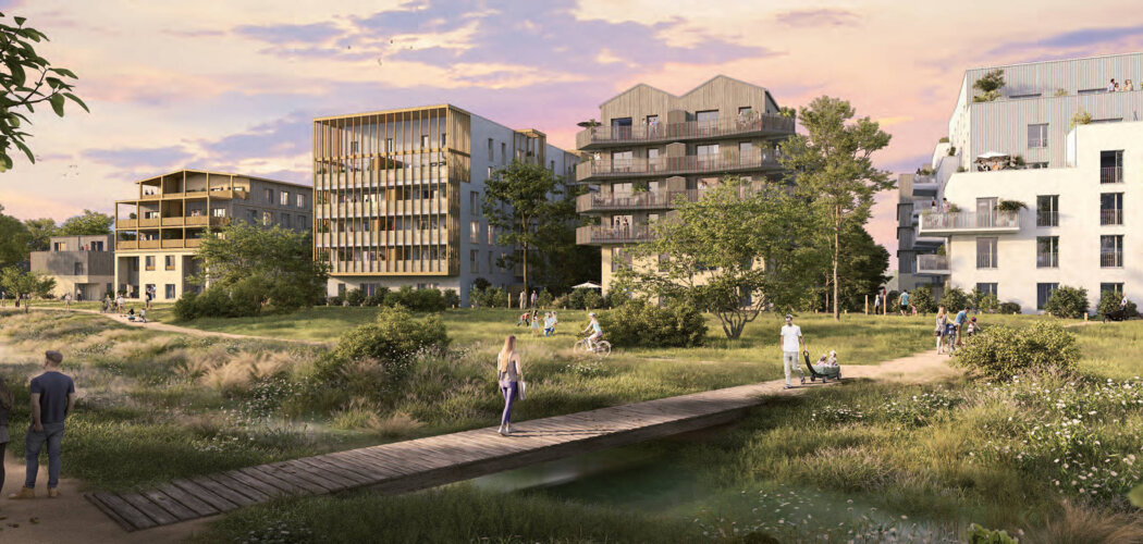 Programme immobilier neuf ESSENCIA - Nantes, logements neufs et jardin partagé dans un quartier naturel (44000) - Référence : 15566