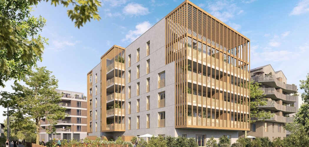 Programme immobilier neuf ESSENCIA - Nantes, logements neufs et jardin partagé dans un quartier naturel (44000) - Référence : 15566