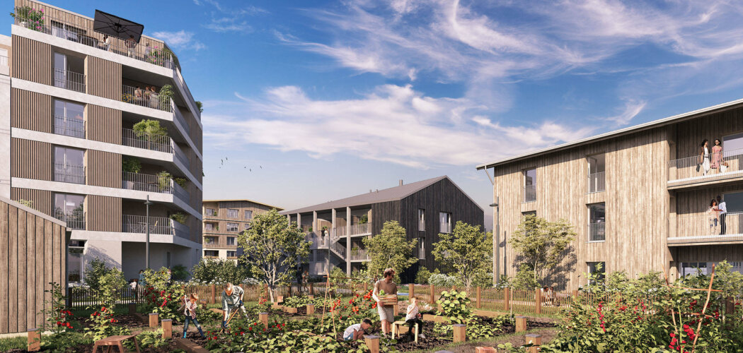 Programme immobilier neuf ESSENCIA - Nantes, logements neufs et jardin partagé dans un quartier naturel (44000) - Référence : 15566