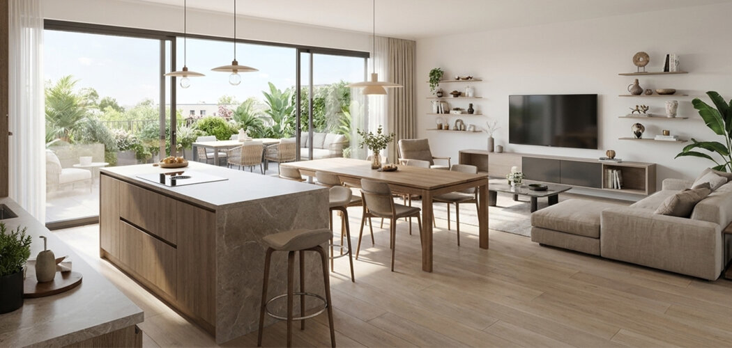 Programme immobilier neuf Courtil Le Mevel - Nantes : logements neufs proches du parc de la Crapaudine et des commerces (44000) - Référence : 16021