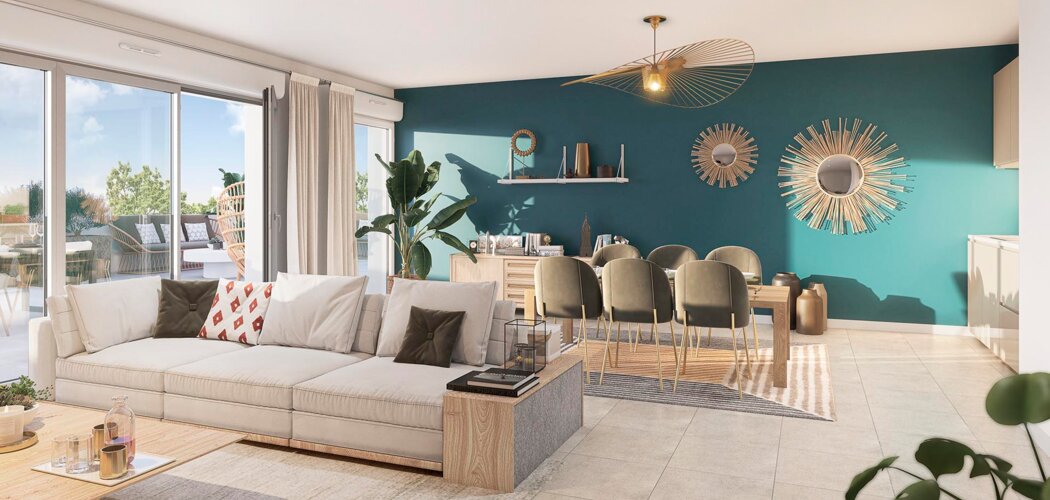 Programme immobilier neuf LES ROOFS TOP - Nantes : logements neufs sécurisés et verdoyants en bois classé (44000) - Référence : 14971