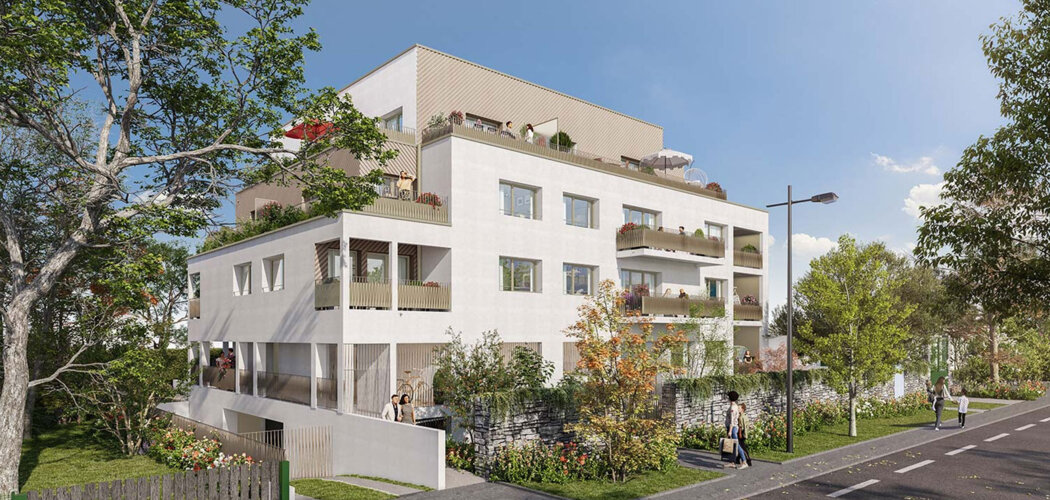 Programme immobilier neuf SOLEIA - Nantes : logements neufs T2–T4 proche des Bords de Sèvre (44000) - Référence : 15564