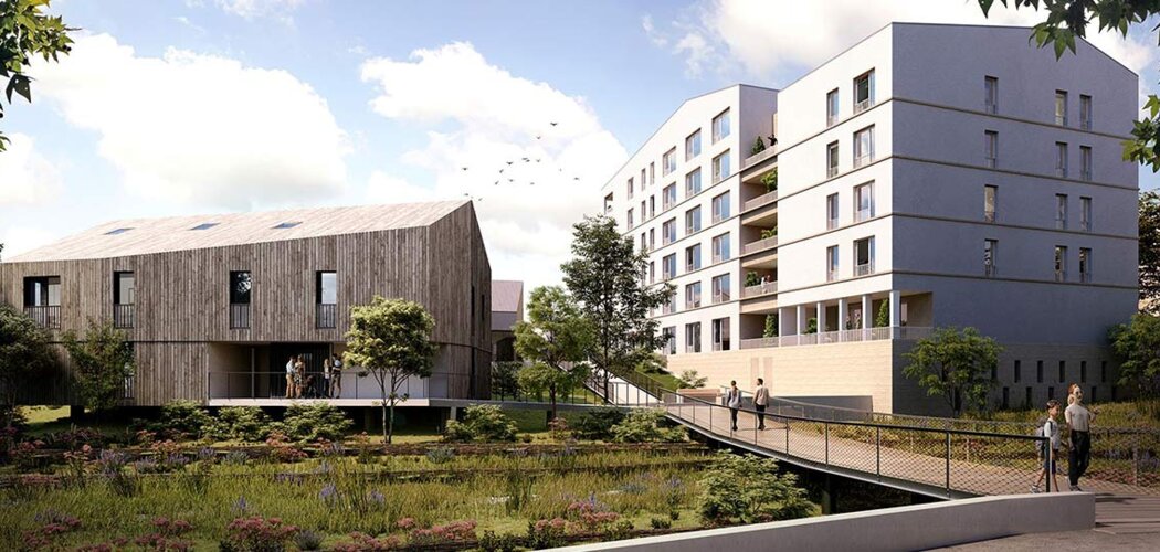 Programme immobilier neuf Amaryllis - Nantes : Résidence studio–T4 avec cadre résidentiel et confort optimisé proche des transports (44000) - Référence : 14753