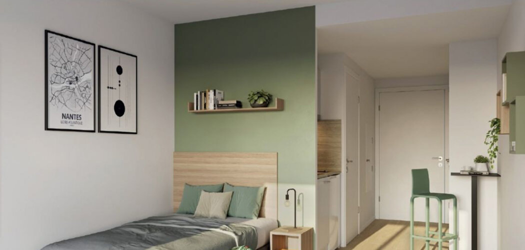 Programme immobilier neuf KLEEZI | GARE NANTES - Nantes studios étudiants meublés près du canal Saint-Félix (44000) - Référence : 17914